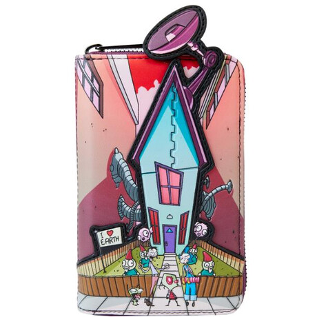 Loungefly Nickelodeon: Invader zim - Secret Lair zip Around Wallet (Nicwa0036)