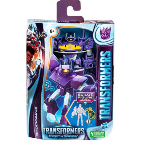 Hasbro Transformers: Earthspark Build a Figure - Shockwave Action Figure (F6736)