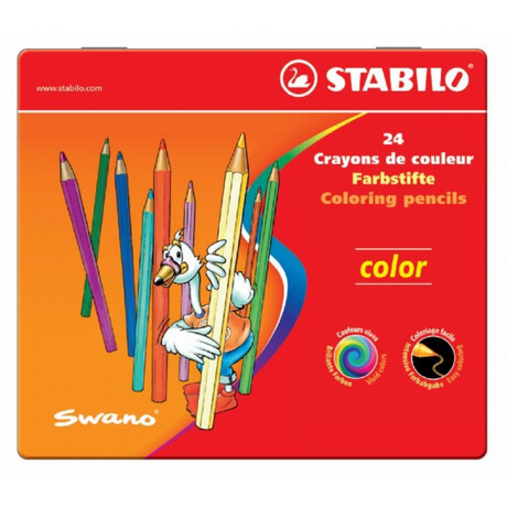 Ξυλομπογιές Stabilo "Color Metal" 24 τμχ