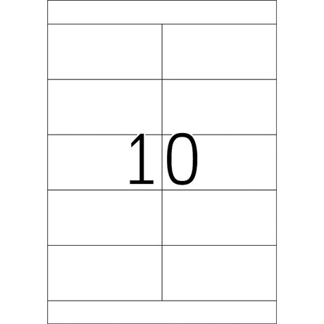 Herma Ετικέτες λευκές 105x50,8