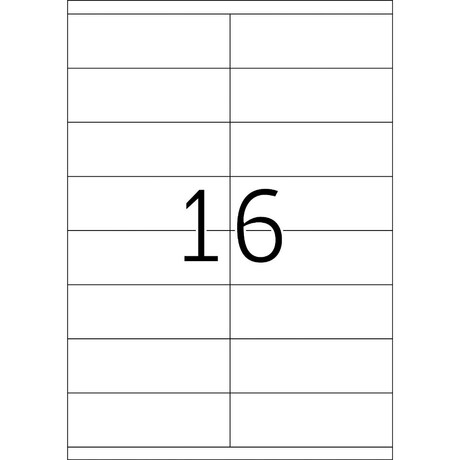 Herma Ετικέτες λευκές 105x35