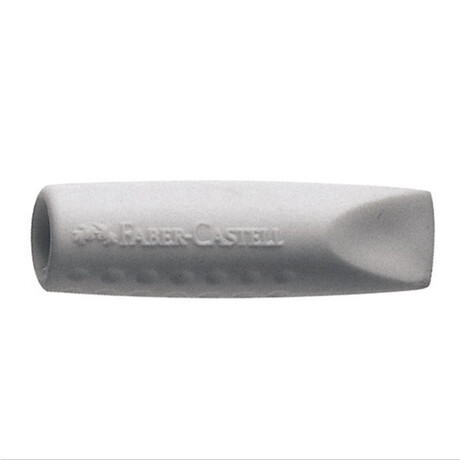 Σετ 2 γόμες καπάκι Faber Castell "Grip 2001" γκρι