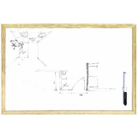 Πίνακας Μαρκαδόρου 60x90cm με ξύλινο πλαίσιο