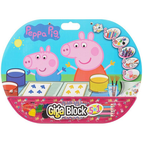 As Giga Block 5 in 1 Peppa pig (62714) (1023-62714)