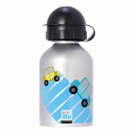 Ecolife Cars Παιδικό Ανοξείδωτο Μπουκάλι 400ml