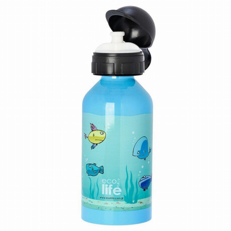 Ecolife Fish Παιδικό Ανοξείδωτο Μπουκάλι 500ml