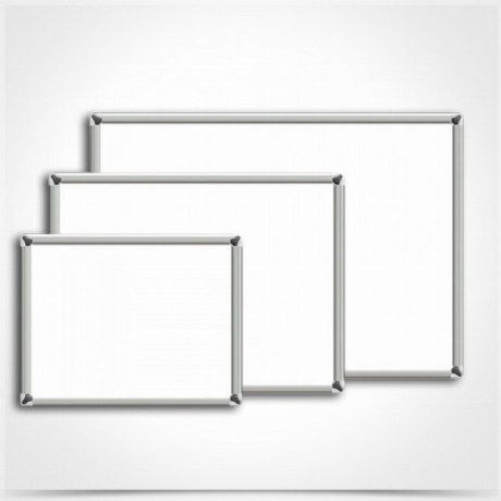 Πίνακας Μαρκαδόρου Λευκός με (Μεταλλικό) Αλουμινίου Πλαίσιο 100 x 150 Μαγνητικός