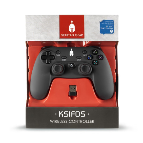Spartan Gear - Ksifos Wireless Controller (Compatible With pc and Playstation 3)