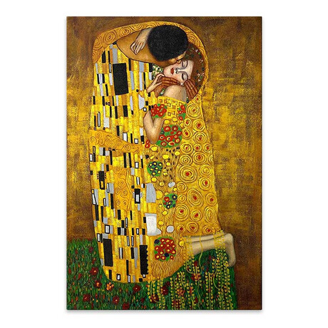 Πίνακας σε Καμβά "the Kiss" Megapap Ψηφιακής Εκτύπωσης 60x90x3εκ.