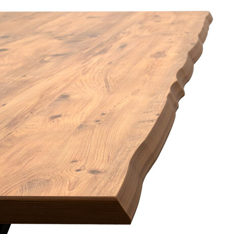 Τραπέζι Walter Megapap mdf - Μεταλλικό Χρώμα Ακακίας 140x80x75εκ.