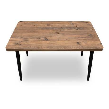 Τραπέζι Levico Megapap mdf - Μεταλλικό Χρώμα Ακακίας 120x70x75εκ.