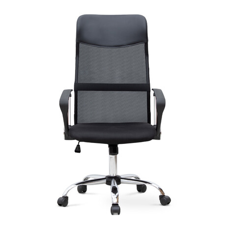 Καρέκλα Γραφείου Marco Megapap με Ύφασμα Mesh Χρώμα Μαύρο 62x59x110/120εκ.