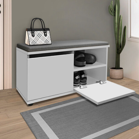 Παπουτσοθήκη Μελαμίνης Twain Megapap 8 Ζευγών Χρώμα Λευκό 80x35x42εκ. Παπουτσοθήκη Μελαμίνης Twain Megapap 8 Ζευγών Χρώμα Λευκό 80x35x42εκ.