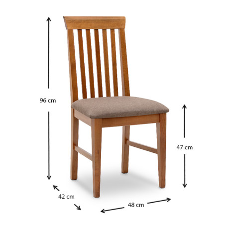 Σετ Τραπεζαρίας Adare-Francis Megapap 5 τμχ Μασίφ Ξύλο-mdf με Επεκτεινόμενο Τραπέζι 140/180x78x77εκ.