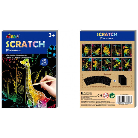 Mini Scratch Book Dinosaurs 60128