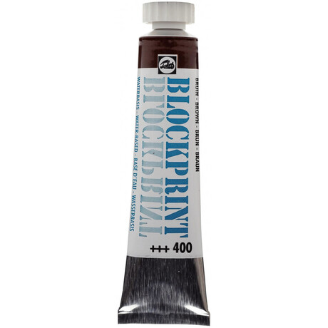 Μελάνι Τυπώματος Λινόλεουμ Talens Blockprint 20ml Brown 400
