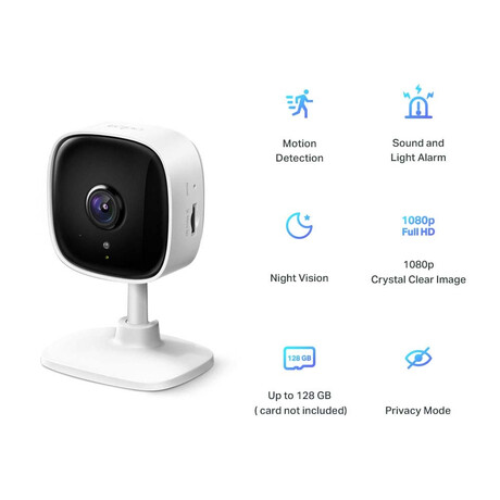 Tp-Link Home Security wi-fi Camera (Tapo C100) (Tpc100)
