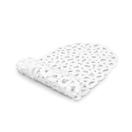 Estia Αντιολισθητικο Μπανιου eco 68x35cm Ανακυκλωμενο pvc Λευκο