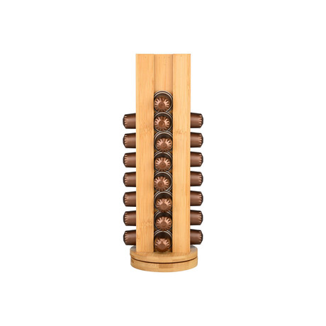 Estia Βαση για Καψουλες Espresso Bamboo Essentials 36 Θεσεων Περιστρεφομενη
