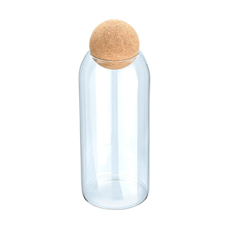 Estia Δοχειο Αποθηκευσης Γυαλινο 950ml με Καπακι Φελλου