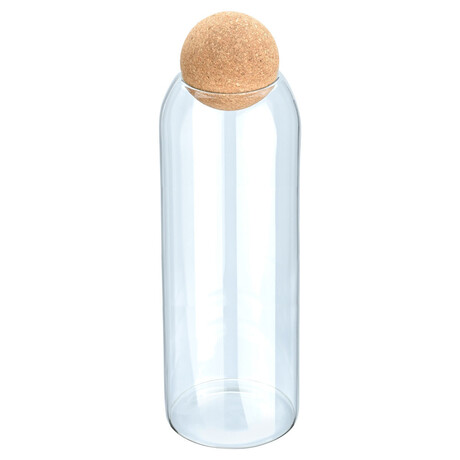 Estia Δοχειο Αποθηκευσης Γυαλινο 1300ml με Καπακι Φελλου