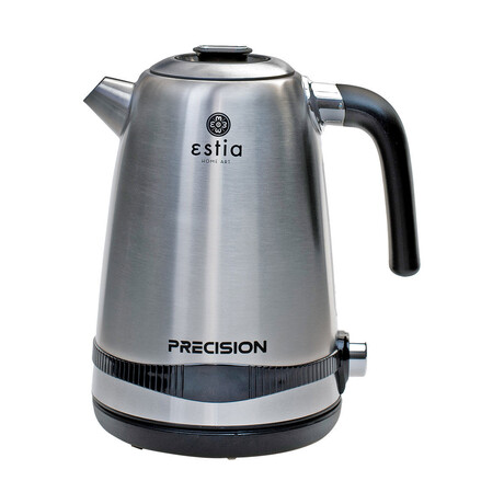 Estia Βραστηρας Precision Ανοξειδωτος 2200w με Θερμοστατη Ρυθμισης Θερμοκρασιας 1.7lt