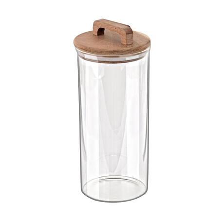 Estia Δοχειο Αποθηκευσης Acacia Γυαλινο 1300ml 10x10x22cm