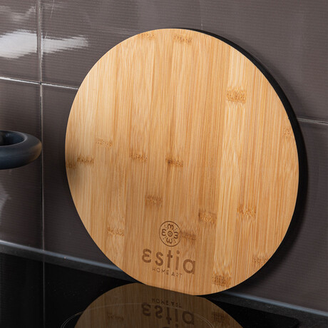 Estia Επιφανεια Κοπης Bamboo Essentials Στρογγυλο 28cm