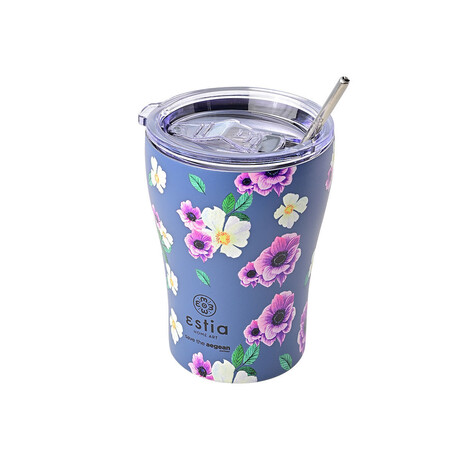 Estia Θερμος Coffee mug Save the Aegean 350ml Garden Blue