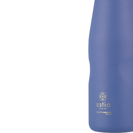 Estia Θερμος Travel Flask Save the Aegean 500ml Denim Blue