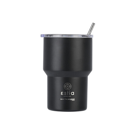 Estia Θερμος mug Lite Save the Aegean 4000ml Midnight Black