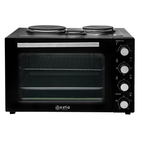 Estia Ηλεκτρικο Φουρνακι Compact Cooker 3250w 48lt με 3 Εστιες και Λειτουργια Αερα