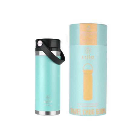 Estia Θερμος Travel Chug Save the Aegean 500ml Bermuda Green