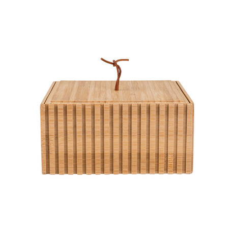 Estia Κουτι Αποθηκευσης και Οργανωσης Bamboo Essentials 15x15x7cm