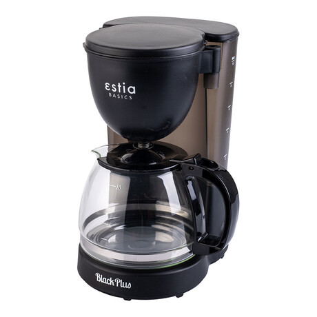 Estia Καφετιερα Φιλτρου Black Plus Πλαστικη 750w με Γυαλινη Κανατα 1.25lt