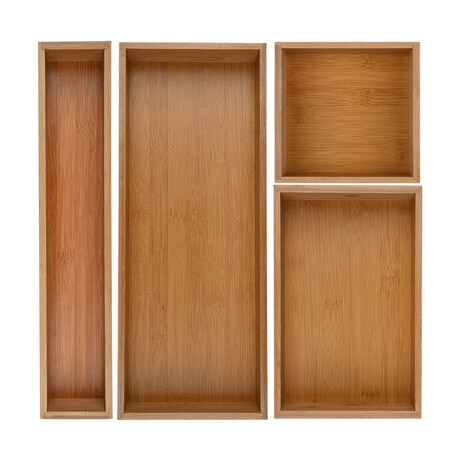 Estia Κουτι Οργανωσης Συρταριου Bamboo Essentials 15x23x7cm