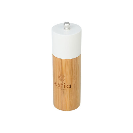 Estia Μυλος για Αλατι/πιπερι Bamboo Essentials 5x16cm Λευκος