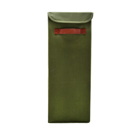 Estia Καλαθι Απλυτων Πολυεστερα Olive Series 38x20x55 Λαδι