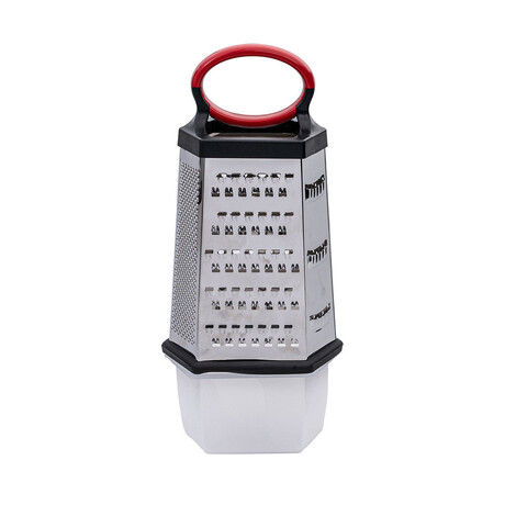 Estia Τριφτης 6 Πλευρων Ανοξειδωτος 25cm με Πλαστικο Δοχειο Estia Τριφτης 6 Πλευρων Ανοξειδωτος 25cm με Πλαστικο Δοχειο