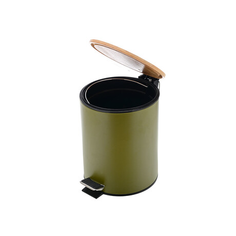 Estia Χαρτοδοχειο Μπανιου Olive Series Soft Close 5lt Λαδι