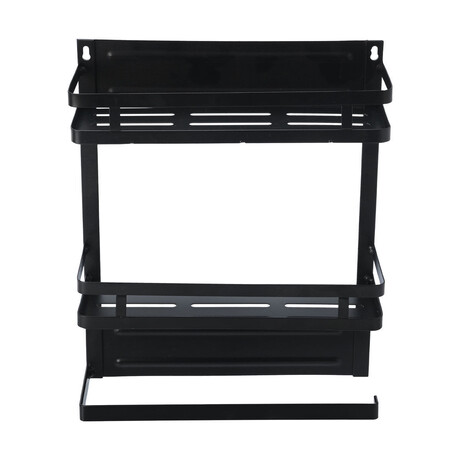 Estia Ραφιερα Κουζινας Μεταλλικη Διωροφη 30x11x37cm με Βαση για Ρολο Κουζινας