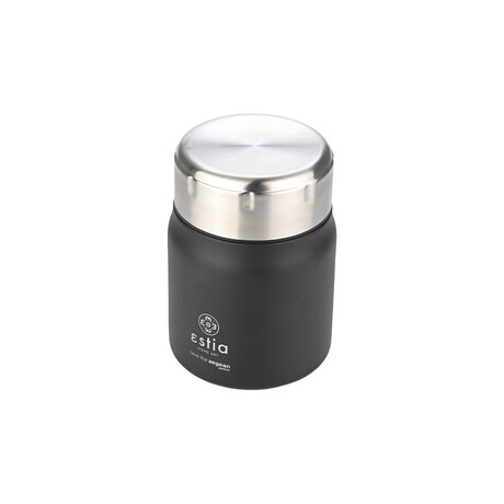 Estia Θερμος Lunch pot Save the Aegean 0.5lt Midnight Black