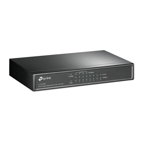 Tp-Link 8-Port Gigabit Desktop Switch tl-Sg1008p, 4-Port Poe, Ver. 4.0