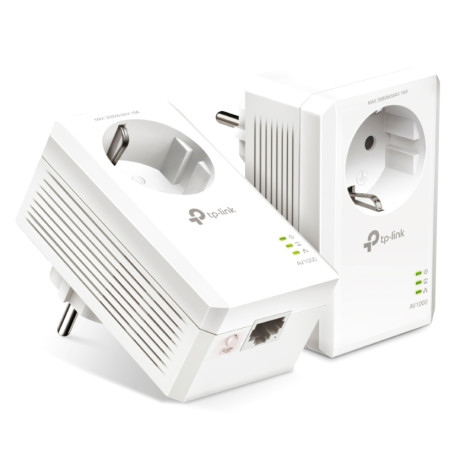 Tp-Link Powerline kit tl-Pa7017p, Passthrough, Av1000 Gigabit, Ver. 4.0