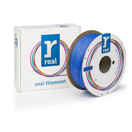 Real Realflex 3d Printer Filament - Blue - Spool of 1kg - 1.75mm (Realbioflblue1000mm175)
