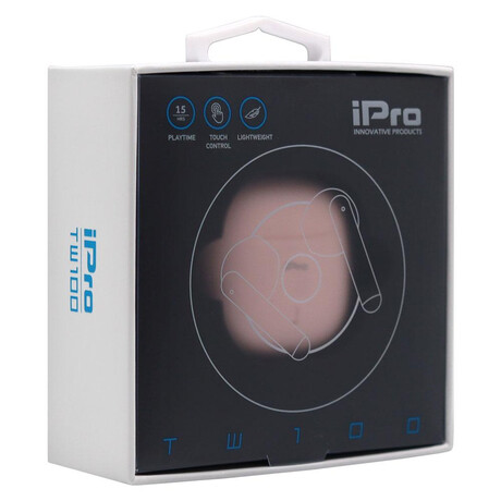 Ipro True Wireless Bluetooth Earphones Tw100 Pink (010701-0256) (Ipro010701-0256)