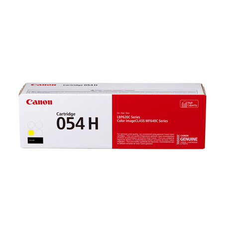 Canon Lbp620c/mf640c Series Toner Yellow hc (3025c002) (Can-054yh)