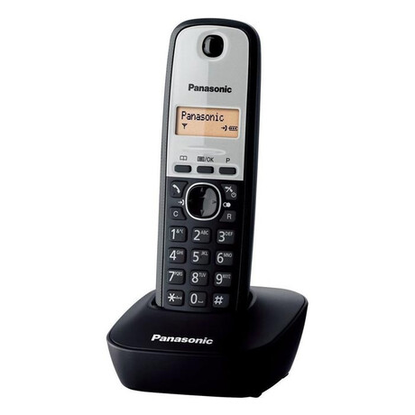 Ασύρματο Τηλέφωνο Panasonic kx-Tg1611grg Black-Silver (kx-Tg1611grg) (Pankxtg1611grg)