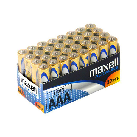 Αλκαλική Μπαταρία Maxell Alkaline Lr03/aaa Alkaline Battery 32τμχ (M49025) (Max49025)