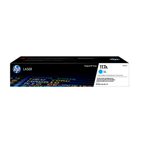 Hp 117a Cyan Original Laser Toner Cartridge (W2071a) (Hpw2071a)